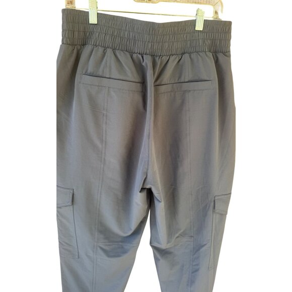SPANX  Tan Jogger Track Pants High-Rise Elastic  Waist Size Large .Gray/Blue - Picture 6 of 16